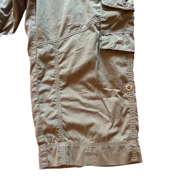 🤠 SOLD 🤠 Kuhl Womens Size 6 Khaki Capri Cargo Stretch Hiking Kontra - Picture 2 of 9